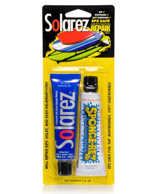 SOLAREZ SOFTBOARD / FOAMIE REPAIR KIT  - (2 PART KIT)
