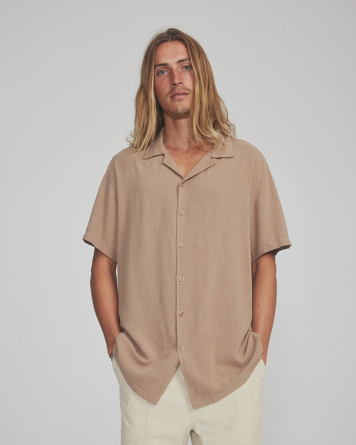 TCSS ERNIE MENS SHIRT - TAN