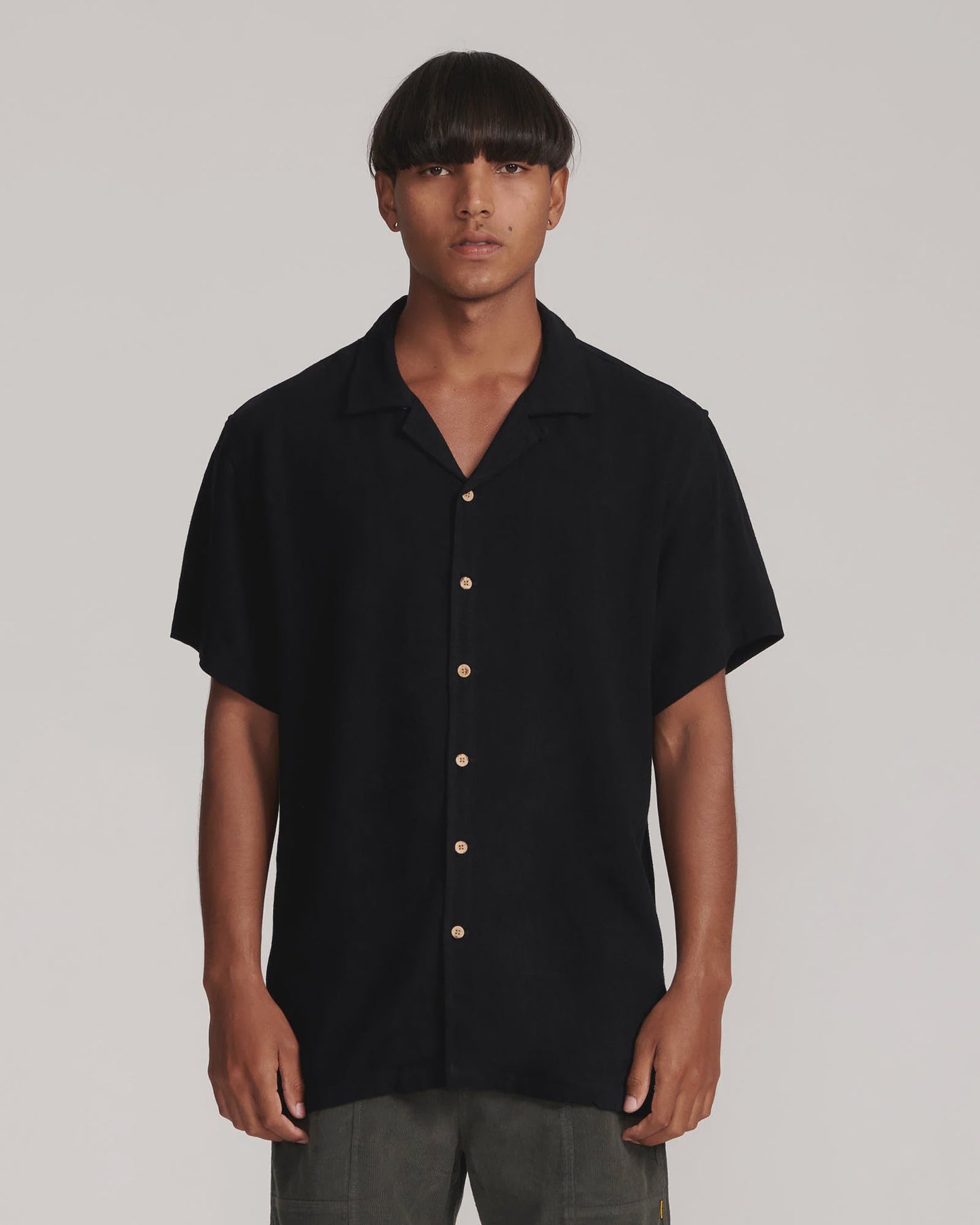 TCSS ERNIE MENS SHIRT - BLACK