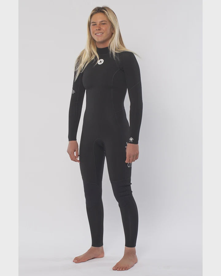 SUMMER SEAS 3/2 BZ WETSUIT STEAMER - BLACK