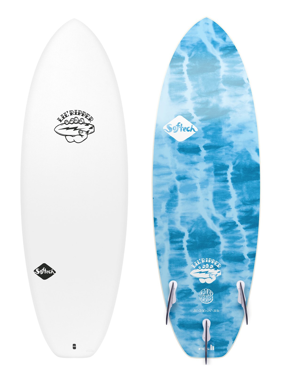 SOFTECH THE LIL' RIPPER EPOXY SOFTBOARD - DYE