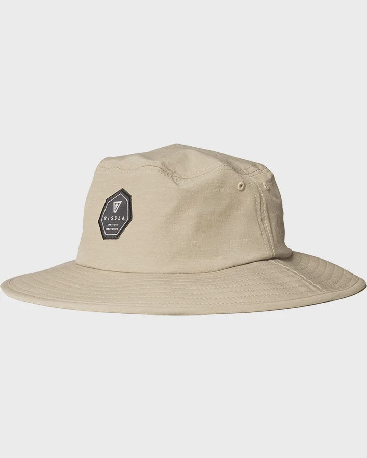 VISSLA STOKE-EM BUCKET HAT - KHAKI