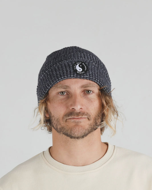 T&C DA ROCK BEANIE - CHARCOAL/MARLE