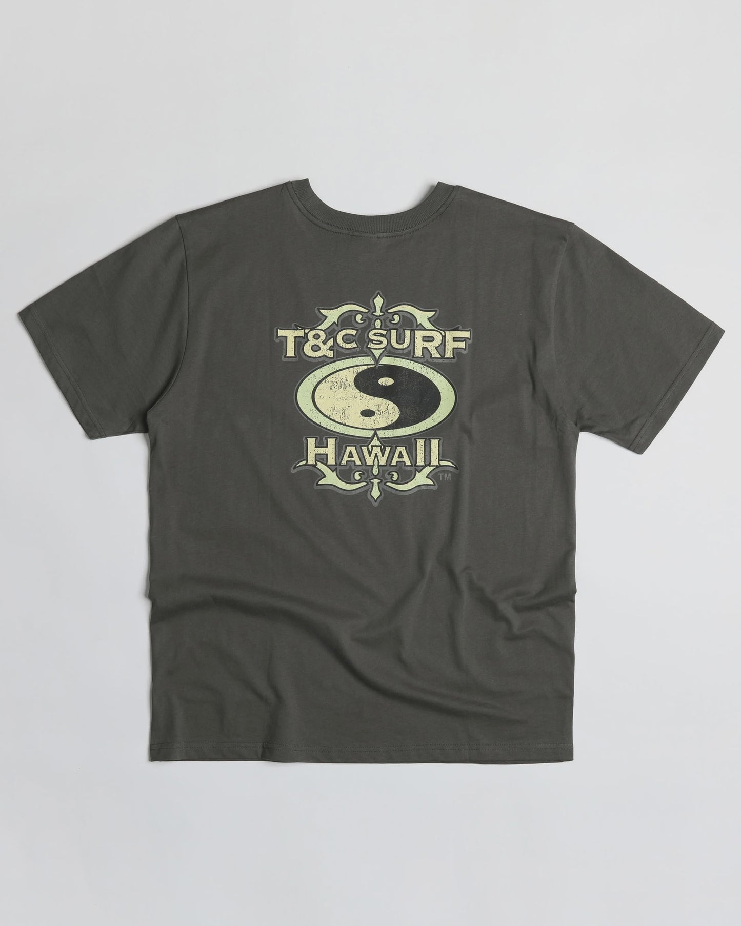 T&C DA ROCK TEE - VINTAGE CHARCOAL