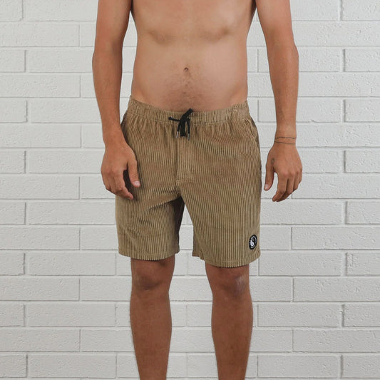 T&C HORIZON CORD WALK SHORT - SAND