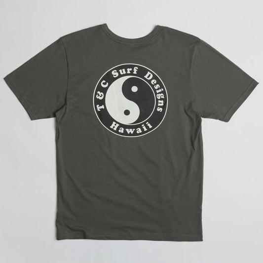 T&C OG LOGO MENS TEE - VINTAGE CHARCOAL