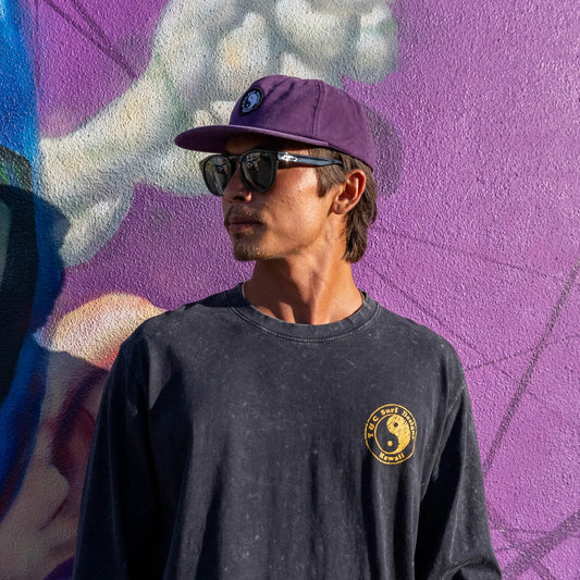 T&C OG PATCH WASHED SNAP BACK CAP - GRAPE