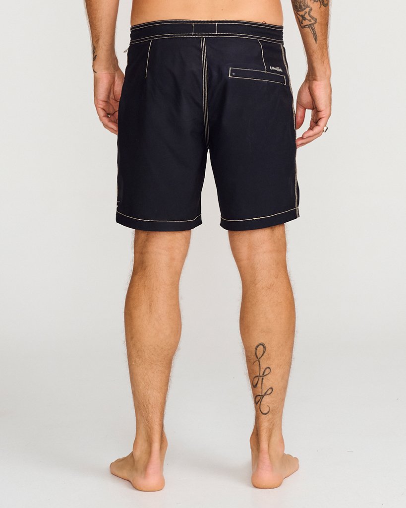 TCSS CAHOOTS BOARDSHORTS - BLACK