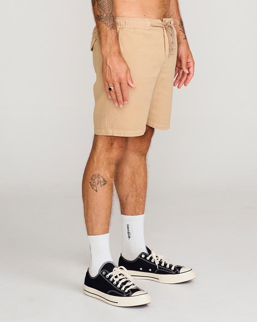 TCSS CRUISER LINEN WALKSHORT - SAND