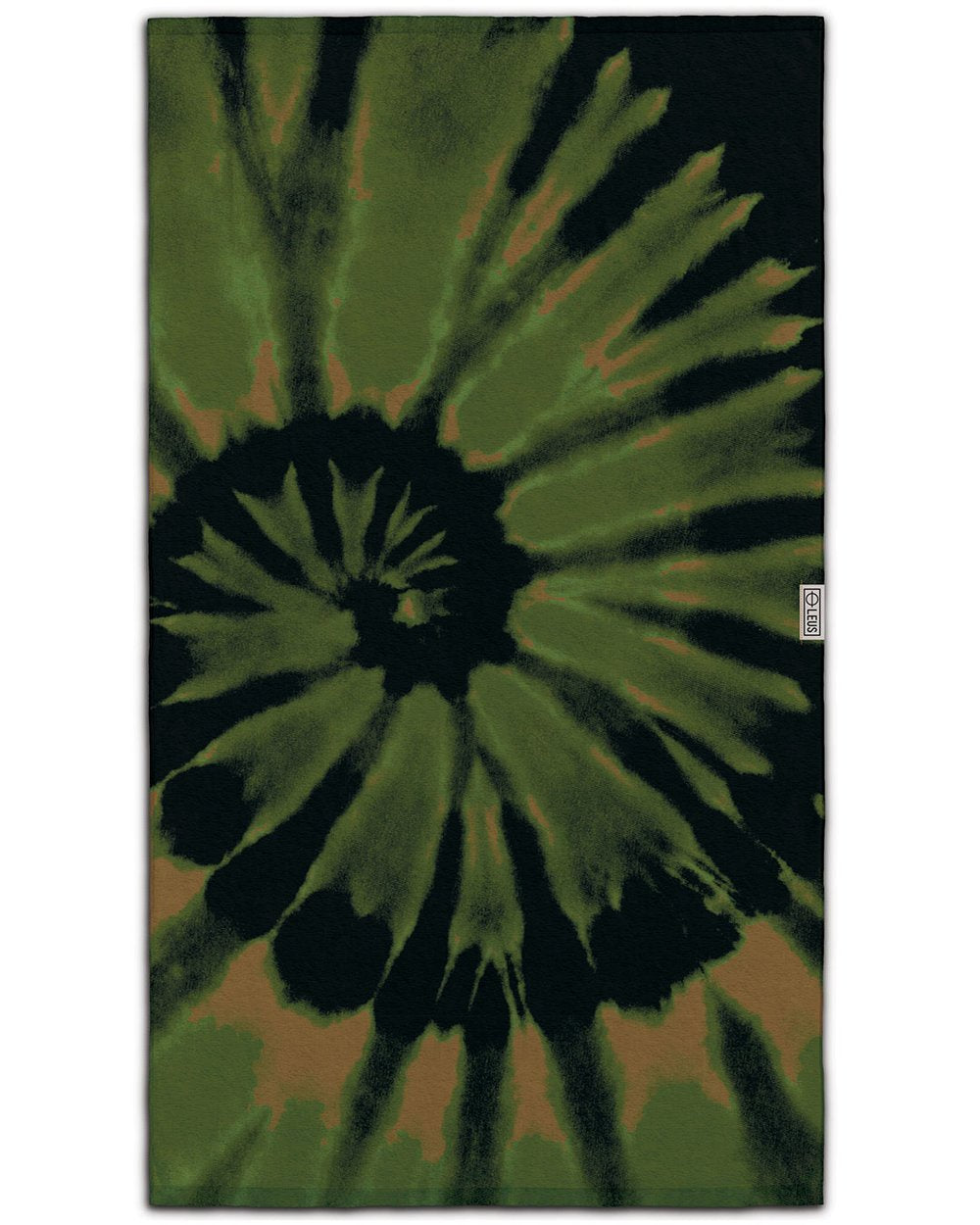 LEUS TIE DYE CAMO BEACH ECO TOWEL