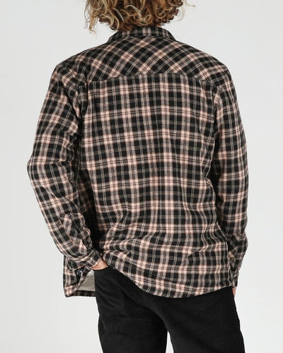 T&C CANYON SHERPA LINNED FLANNEL - EARTH