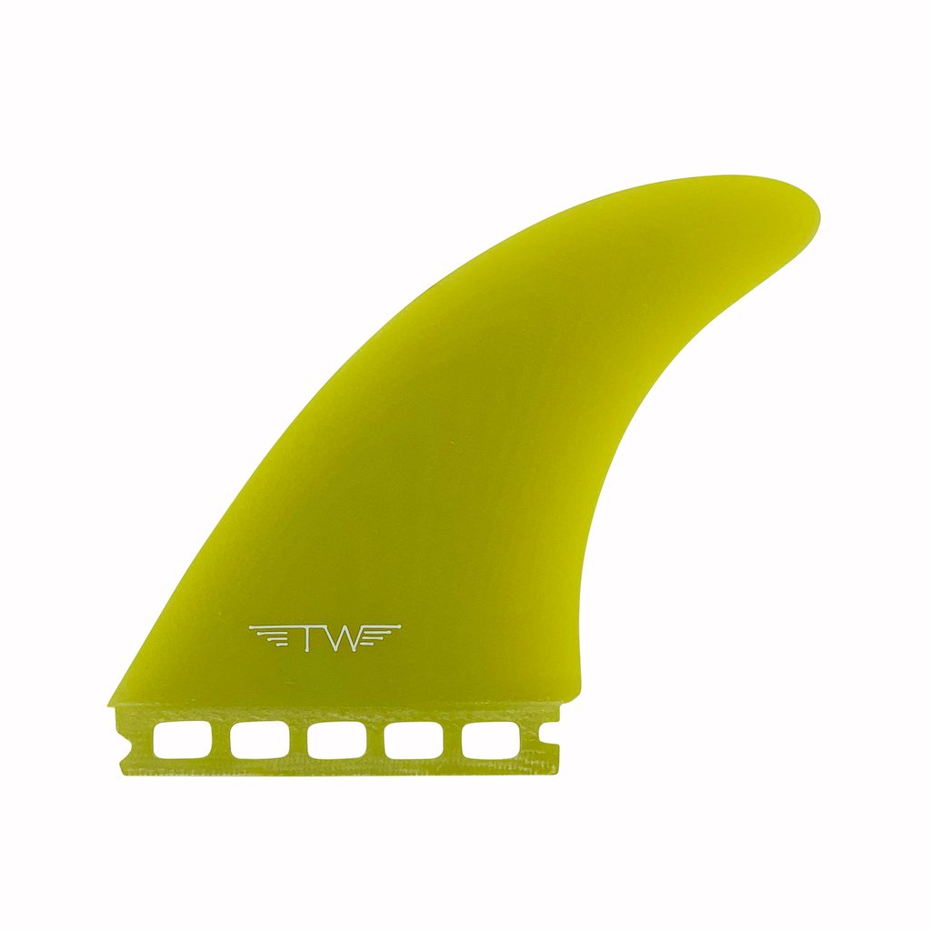 CAPTAIN FIN TYLER WARREN TWIN + TRAILER FG SINGLE TAB - YELLOW