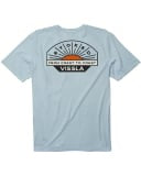 VISSLA COAST TO COAST VINTAGE POCKET TEE - ICE BLUE