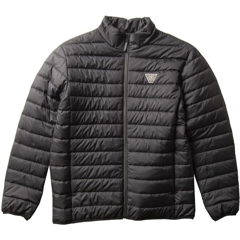 VISSLA EASY SEAS ECO PUFF JACKET - BLACK