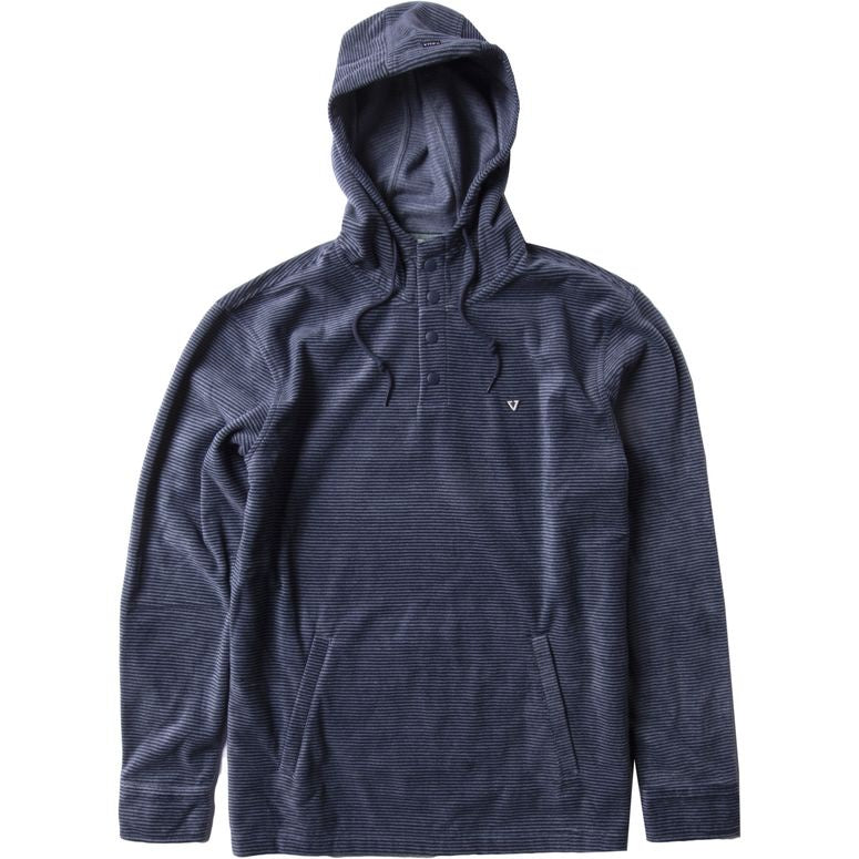 VISSLA ECO-ZY HOODED POPOVER - NAVY