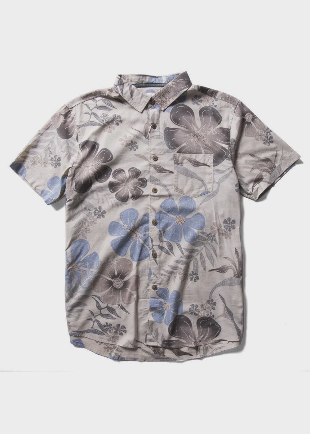 VISSLA GARDEN ISLE SS SHIRT - DUN