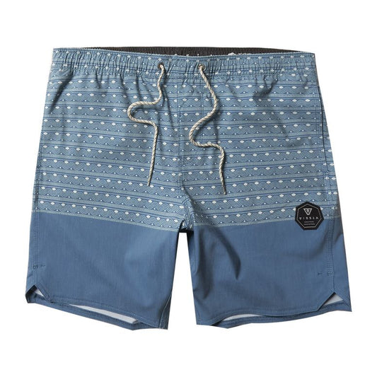 VISSLA JAMBU 17.5" ECOLASTICS BOARDSHORTS - HARBOR BLUE