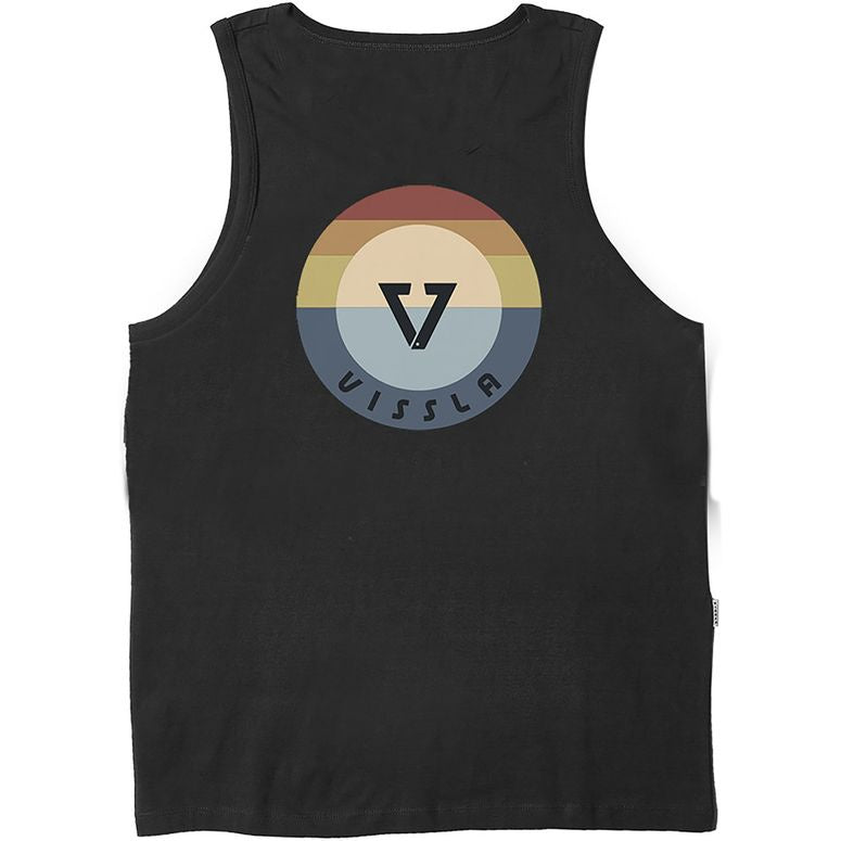 VISSLA MEDALION TANK - BLACK