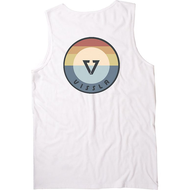 VISSLA MEDALION TANK - WHITE