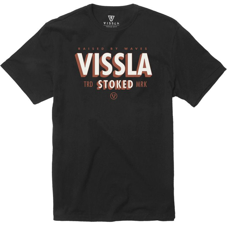 VISSLA MONUMENTAL ORGANIC TEE - PHANTOM