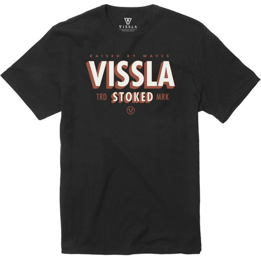 VISSLA MONUMENTAL ORGANIC TEE - PHANTOM