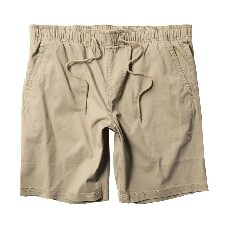 VISSLA NO SEE UMS ECO 18.5 ELASTIC WALKSHORTS - KHAKI