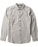 *SALE CLEARANCE* VISSLA SHAVER LS FLANNEL - GREY HEATHER