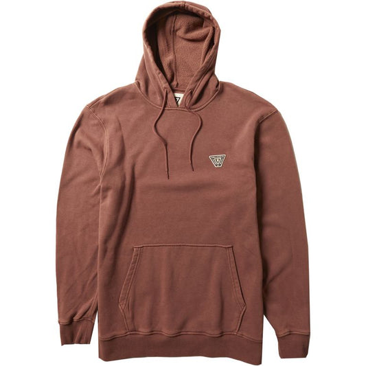 VISSLA SOLID SETS ECO PO HOODIE - BRICK