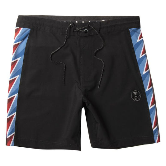 VISSLA TRIMLINE 17" BOYS BOARDSHORTS - BLACK2