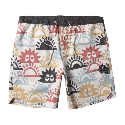 VISSLA WAKE UP CALL 17.5" ECOLASTICS BOARDSHORTS - MULTI