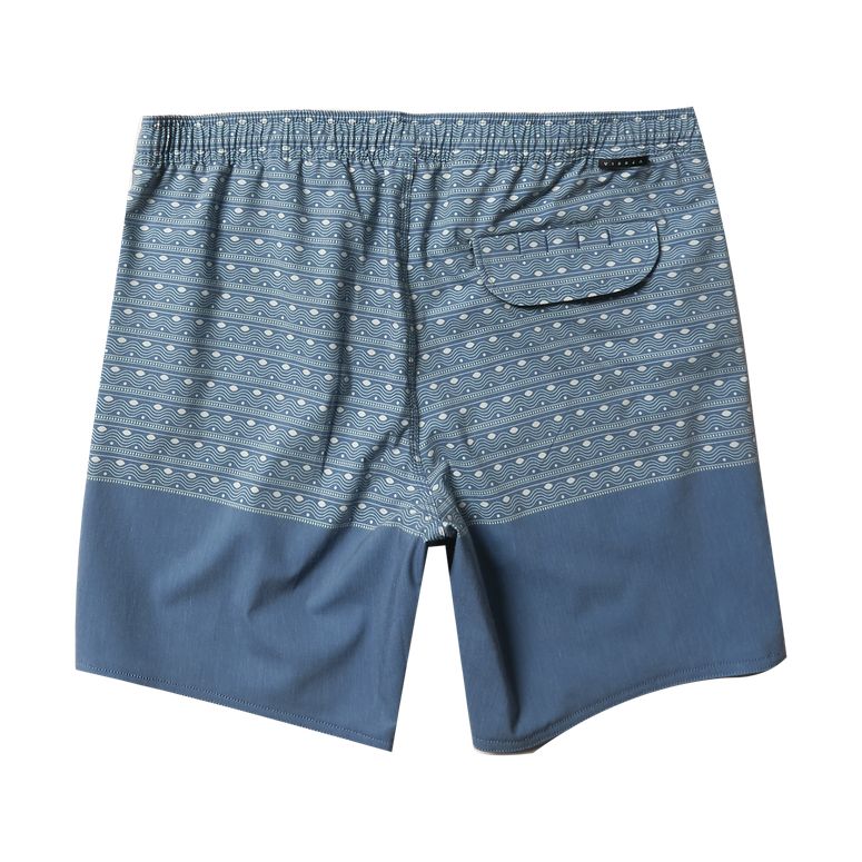 VISSLA JAMBU 17.5" ECOLASTICS BOARDSHORTS - HARBOR BLUE