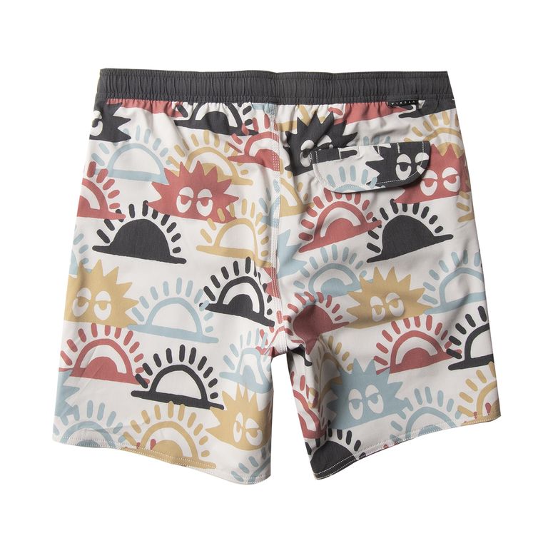 VISSLA WAKE UP CALL 17.5" ECOLASTICS BOARDSHORTS - MULTI