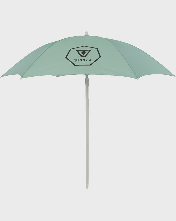 VISSLA BEACH UMBRELLA -JADE GREEN  : MAMISUMB