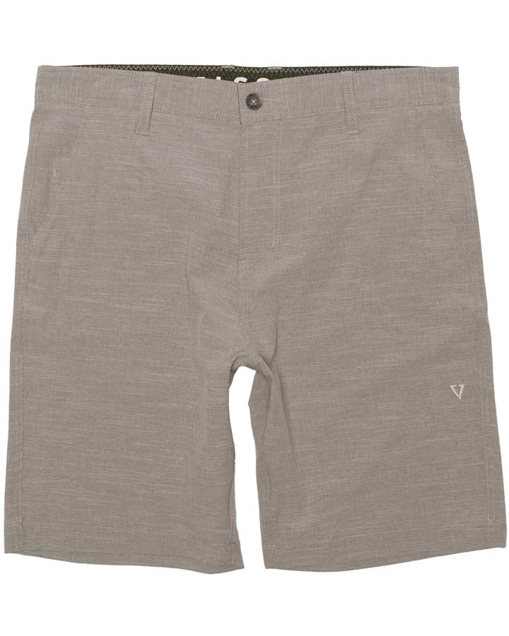 VISSLA FIN ROPE HYBRID 20" WALKSHORTS - DARK KHAKI