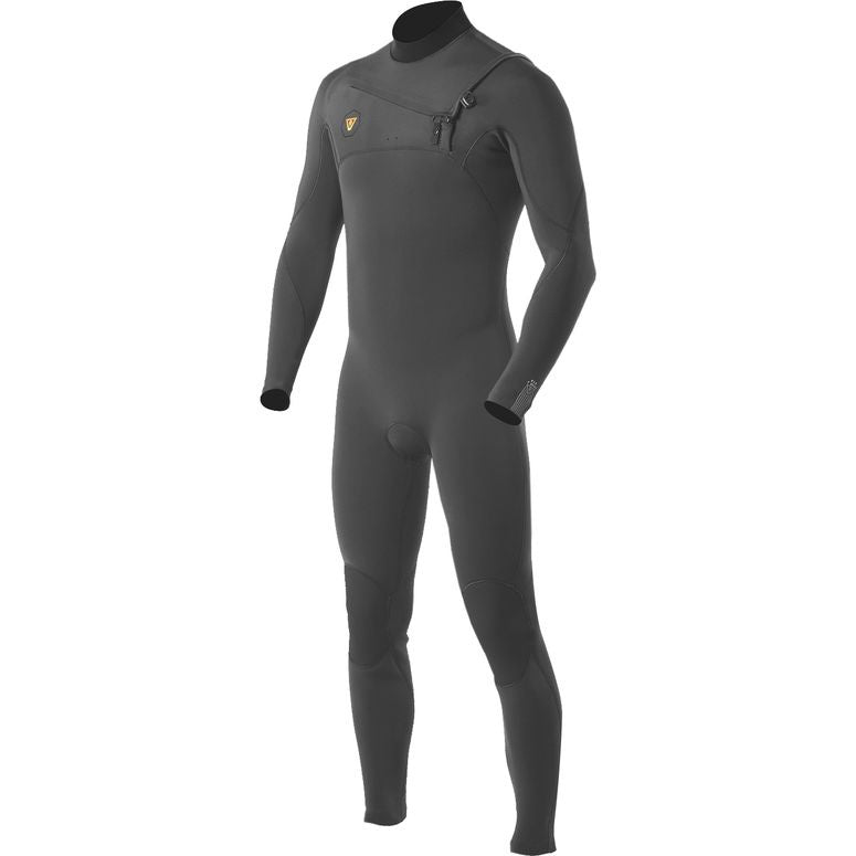 VISSLA 7 SEAS 3-2 FULL CHEST ZIP WETSUIT - CHARCOAL 2