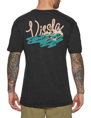 VISSLA WAIKIKOOKS SS ORGANIC TEE -  PHANTOM