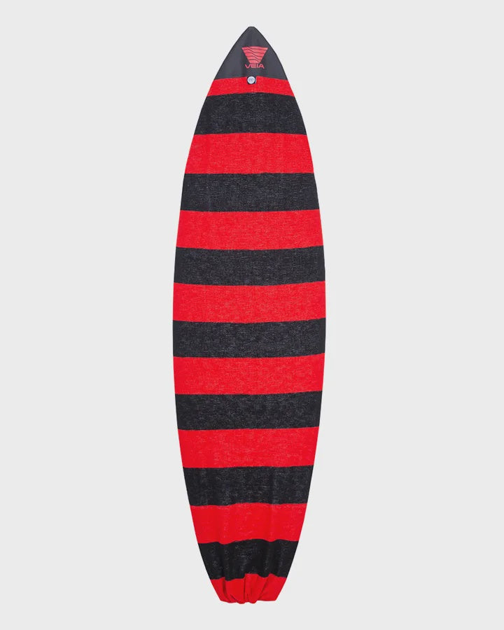 VEIA JOHN JOHN BOARD SOCK - BLACK/RED