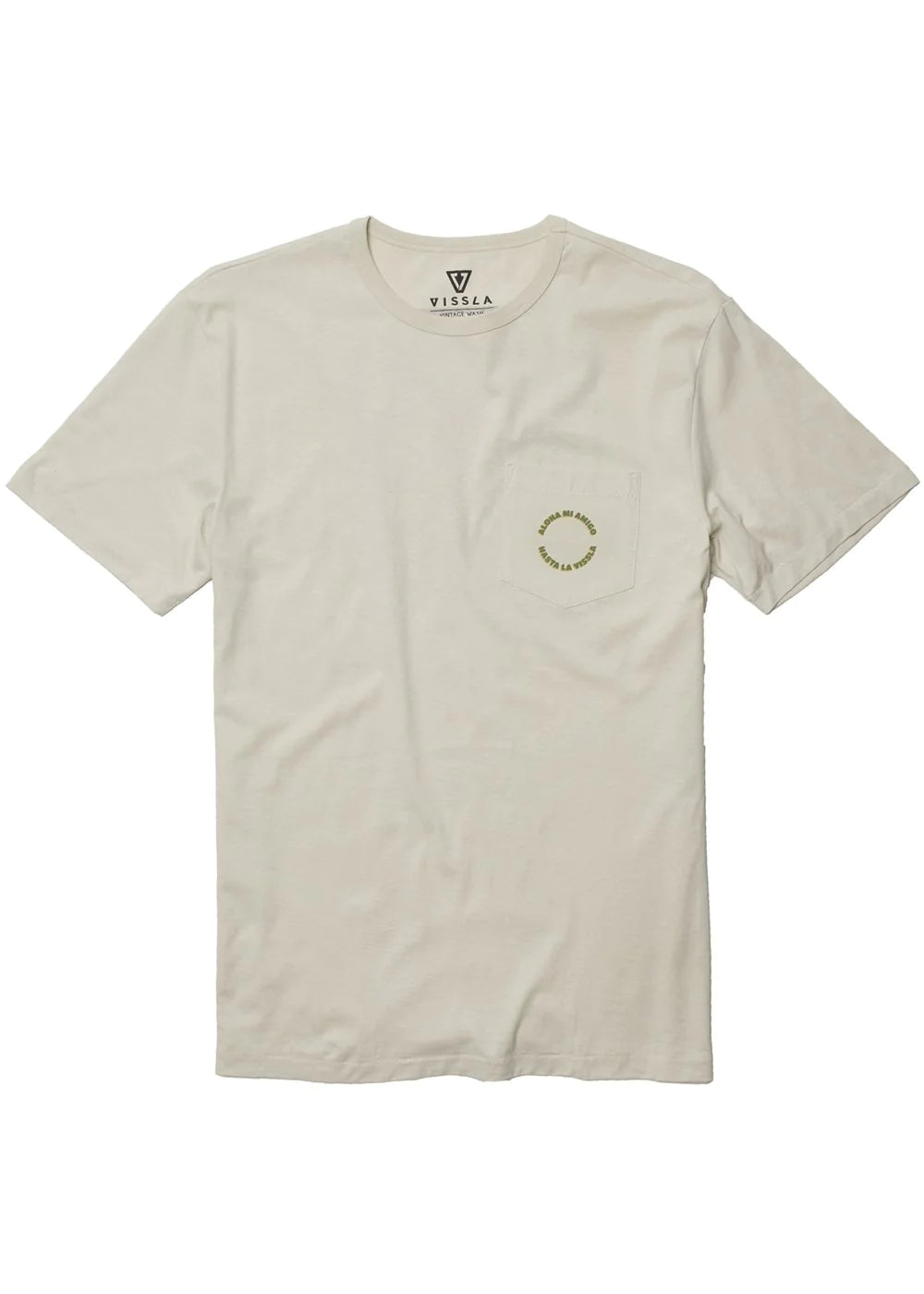 VISSLA HASTA LA VISTA MENS TEE - BONE