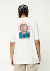 AFENDS RETURN TO EARTH RETRO FIT TEE - WHITE