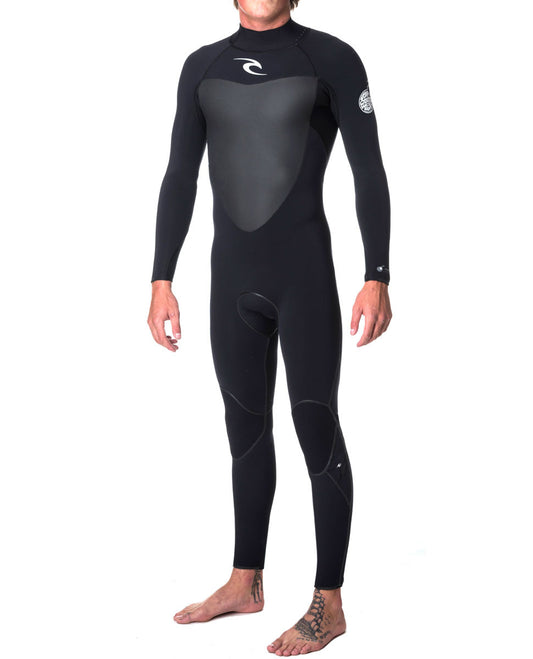 FLASHBOMB 3/2MM MENS BACK ZIP STEAMER - WETSUIT