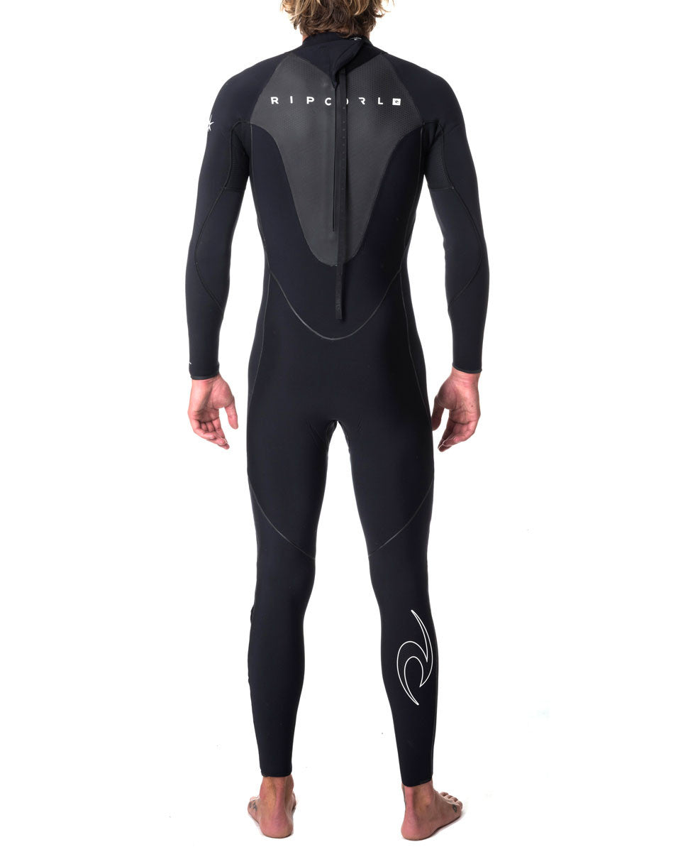 FLASHBOMB 3/2MM MENS BACK ZIP STEAMER - WETSUIT