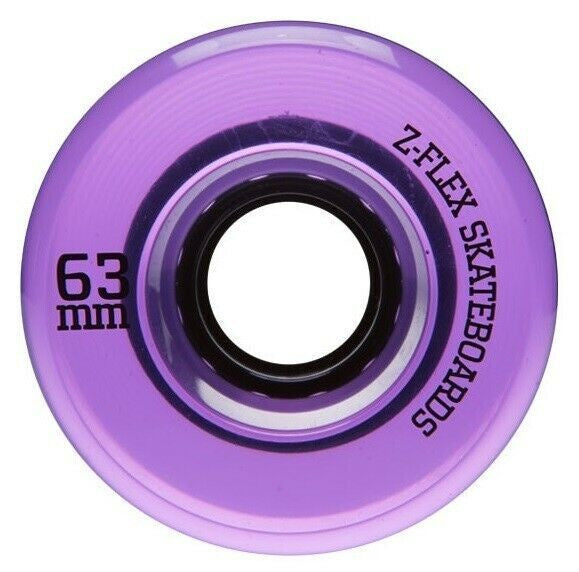 Z-FLEX SKATE WHEELS - V2 Z SMOOTH TRANSLUCENT COLOURS - 63MM 83A