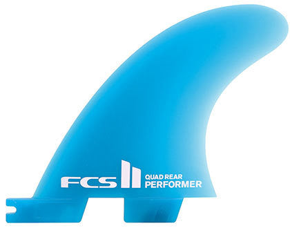 FCS II PERFORMER NEO GLASS QUAD REAR FINS