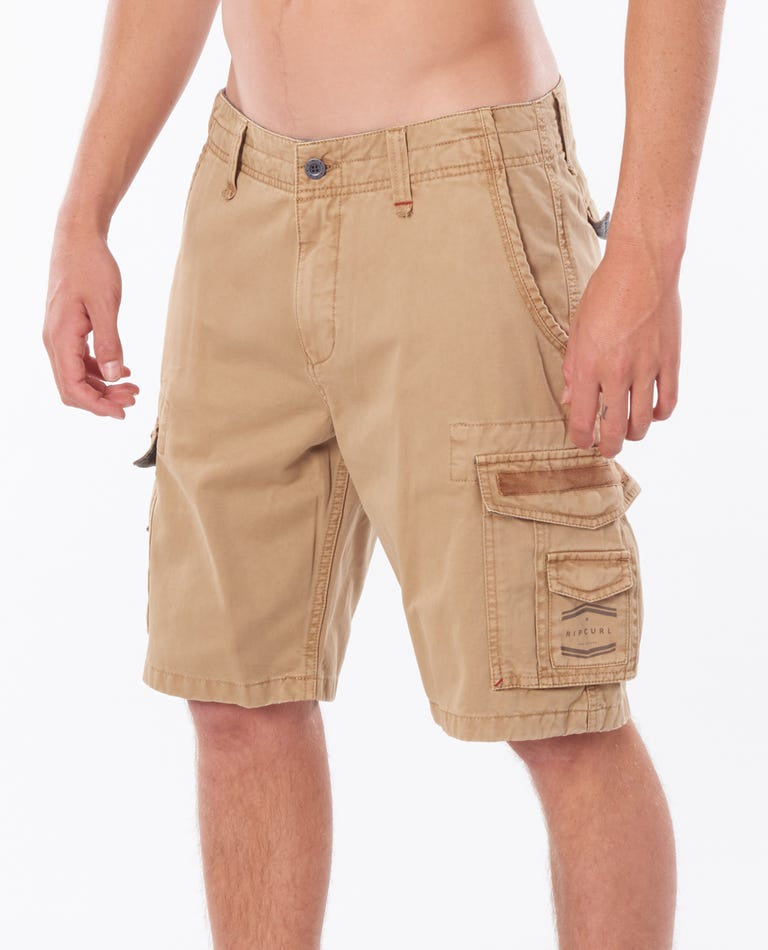 RIPCURL TRAIL 21" CARGO SHORTS - KHAKI