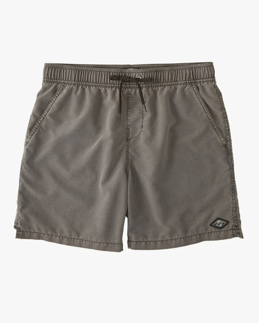 ALL DAY OVERDYE LAYBACK BOARDSHORTS - BLACK