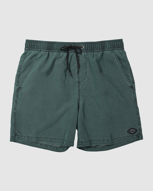 ALL DAY OVERDYE LAYBACK BOARDSHORTS - DARK FOREST