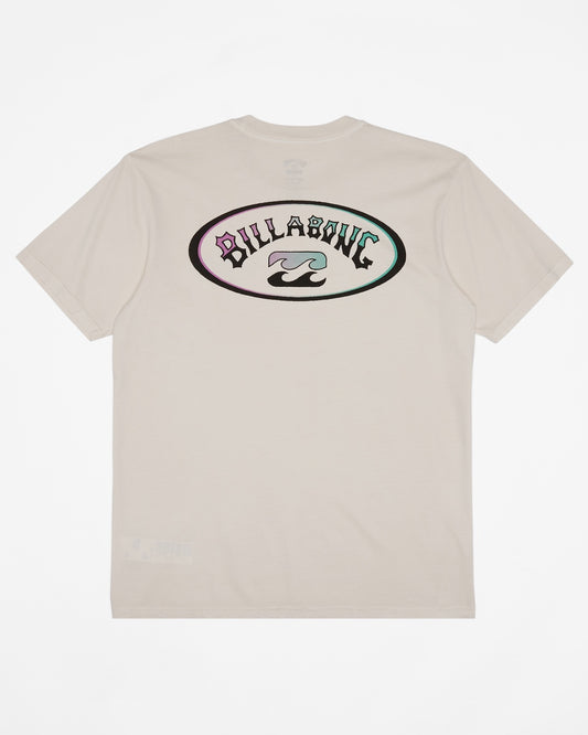 BILLABONG MENS CROSSROADS T-SHIRT - OFF WHITE