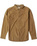 *SALE CLEARANCE* VISSLA OUTSIDER LS CORD SHIRT - HUSK