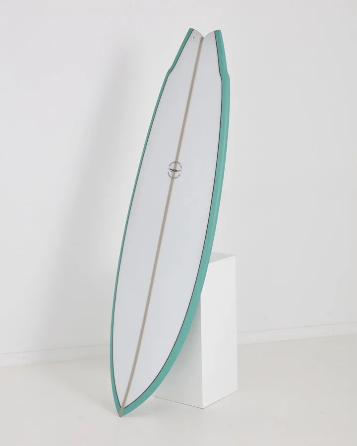 ALOHA S FLYER FISH SURFBOARD - AQUA