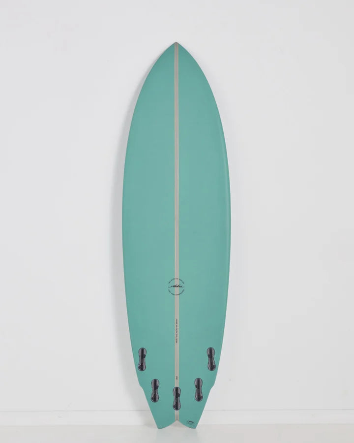 ALOHA S FLYER FISH SURFBOARD - AQUA